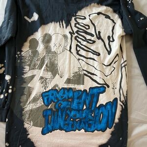 KAWS Black and White Long Sleeve Tee